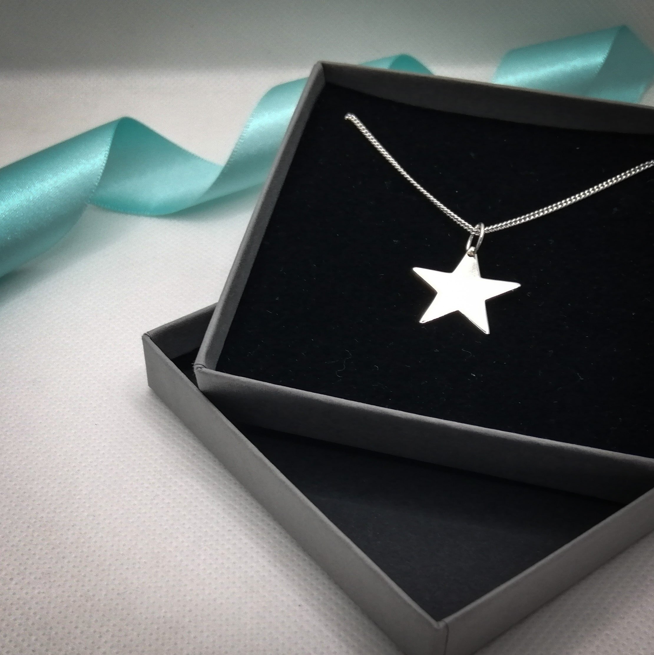 Large Star Pendant. Sterling Silver. — Rebecca Davies Jewellery