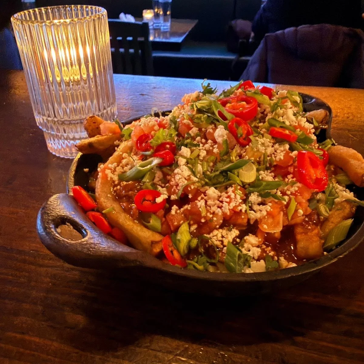 A Canadian classic&hellip; done the Chadwick&rsquo;s way 😌

This week&rsquo;s special: house-cut fries, beer-infused birria beef gravy, melty Oaxaca + cotija, fresh herbs, and a little kick from pickled Anaheim chilis.

Not your average poutine.
#ch