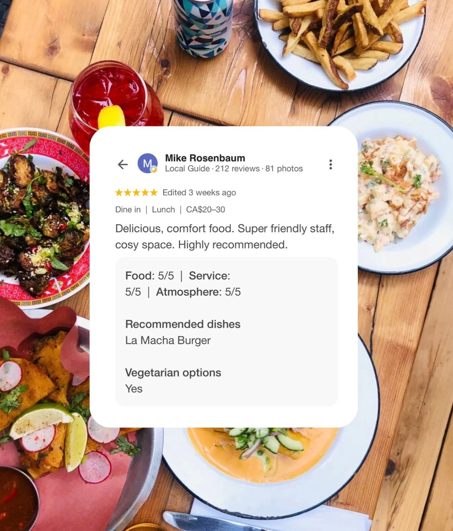 Some things we never get tired of hearing 😌

Thanks for taking the time to leave us 5 ⭐️ Mike! :)
#chadwicksTO