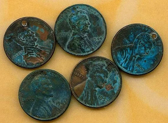 "oxidized pennies", author unknown