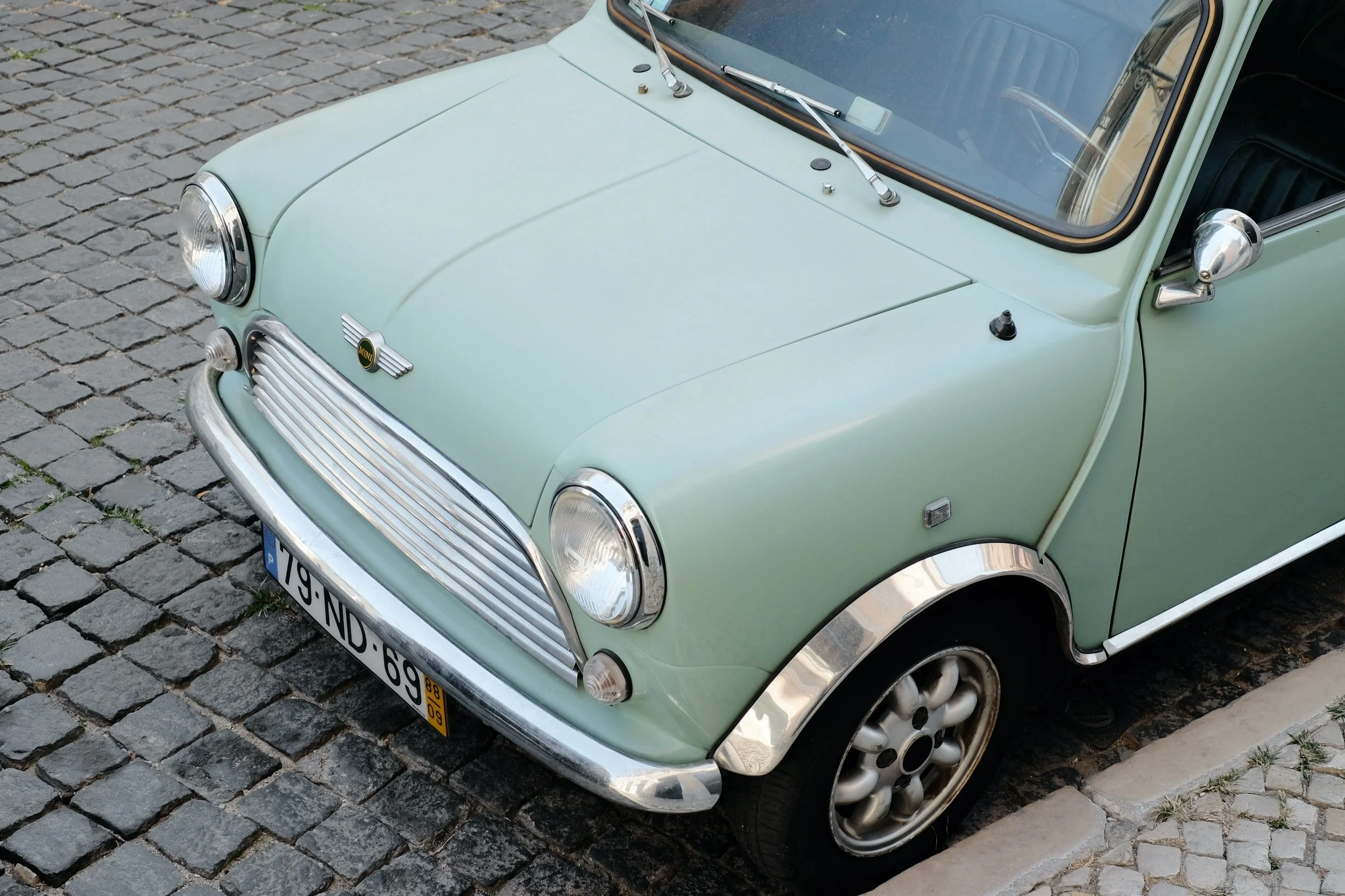 "mini cooper mk 1", author unknown, squarespace stock photos