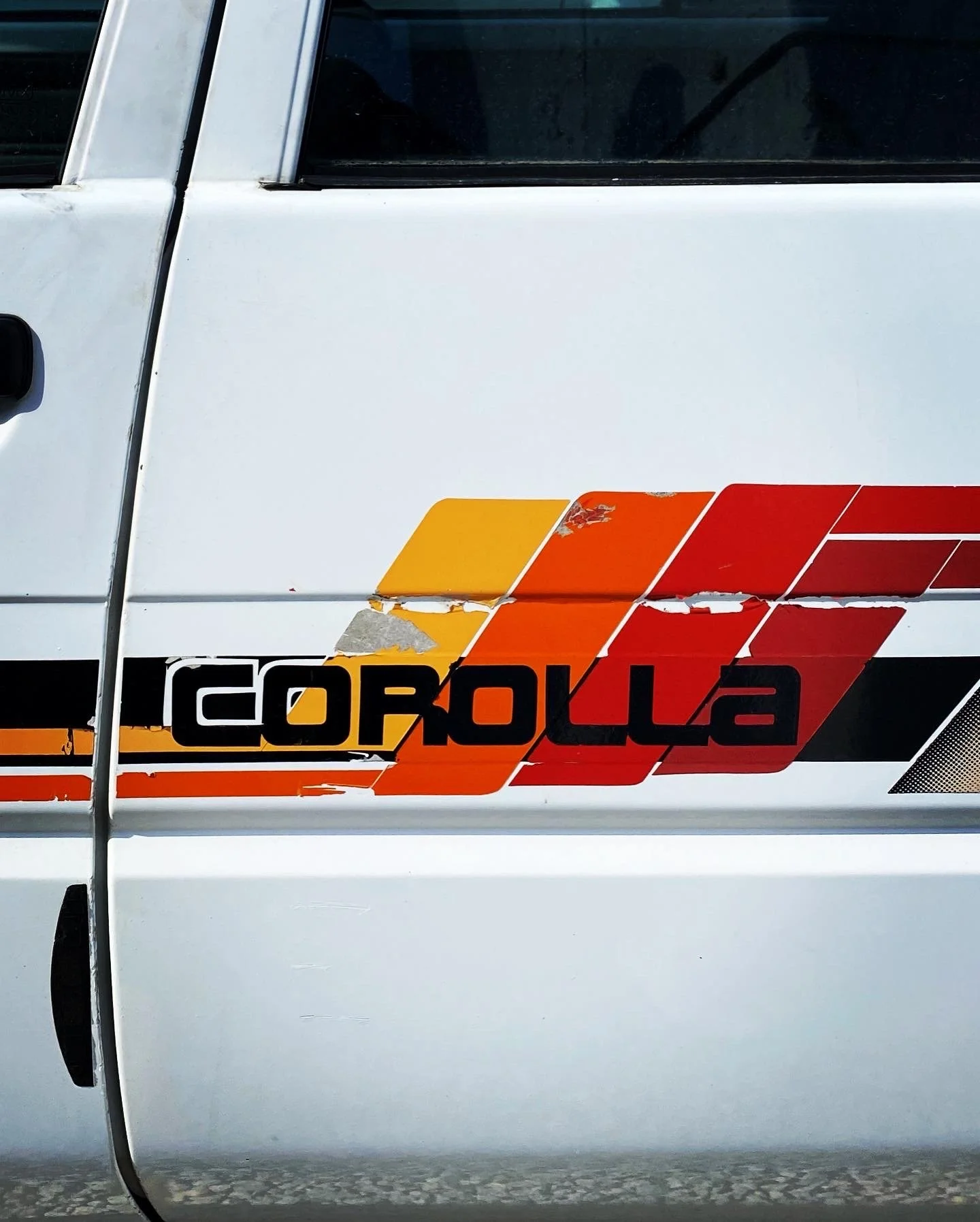 "toyota corolla graphic", from copperminted photo archive