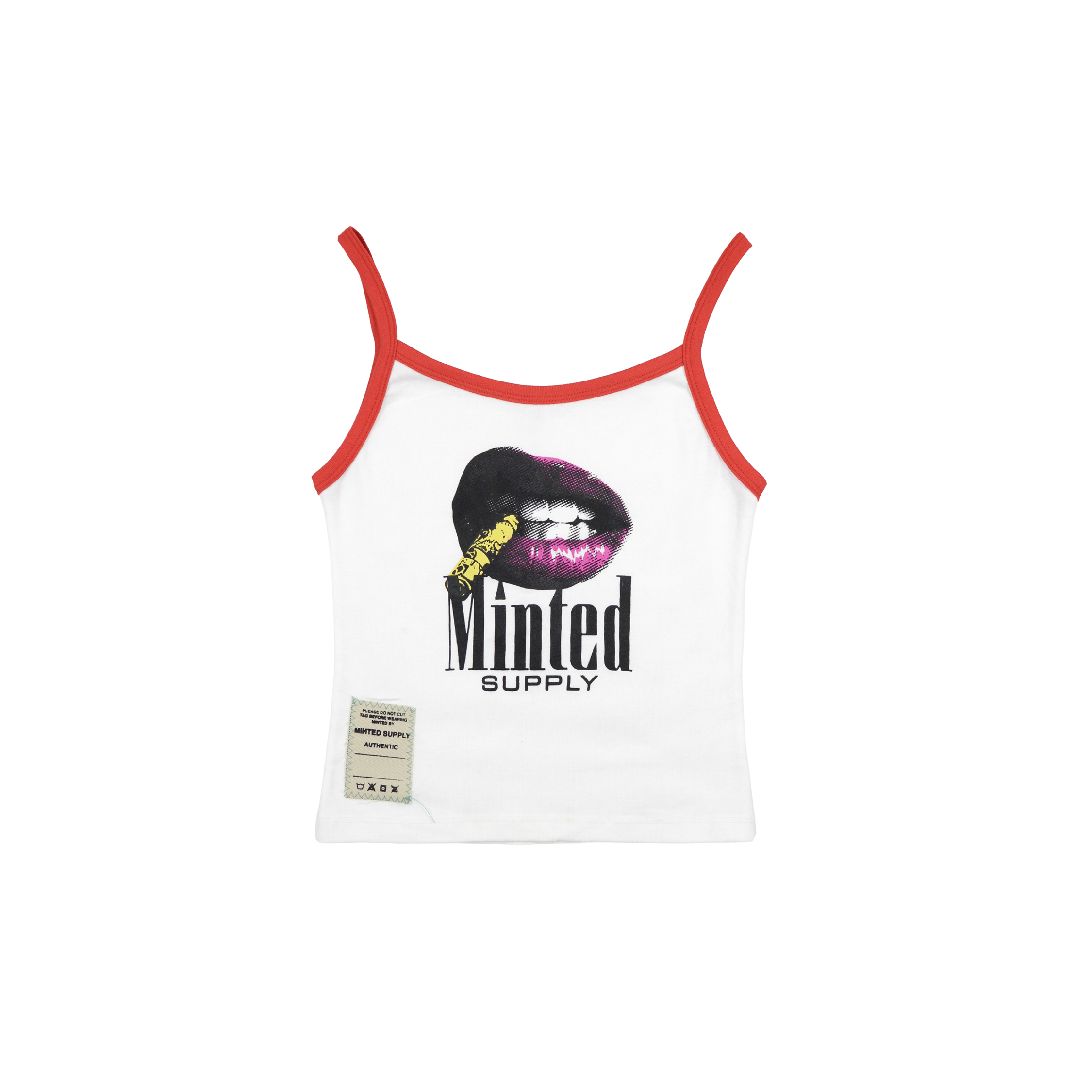 issue 008 "drunk cigs don't count" spaghetti strap top