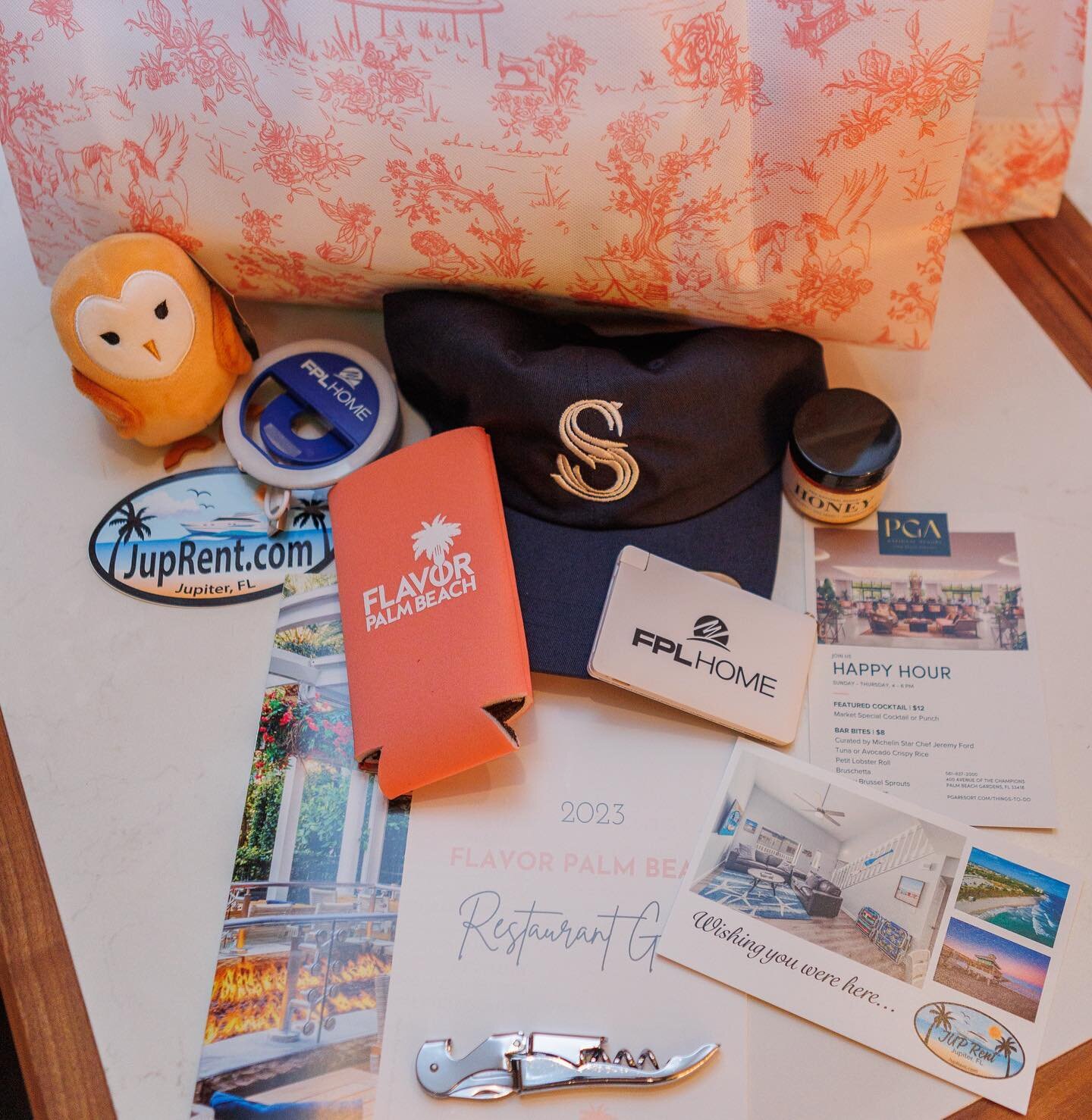 Flavor begins TOMORROW! We&rsquo;re so excited that we are giving away a custom made swag bag by @sheischeval filled with amazing goodies: 

🔌 @fplhome phone charger and selfie light 
💦 @saratogawater wine key and ball cap 
🦉 @floridacrystalssugar