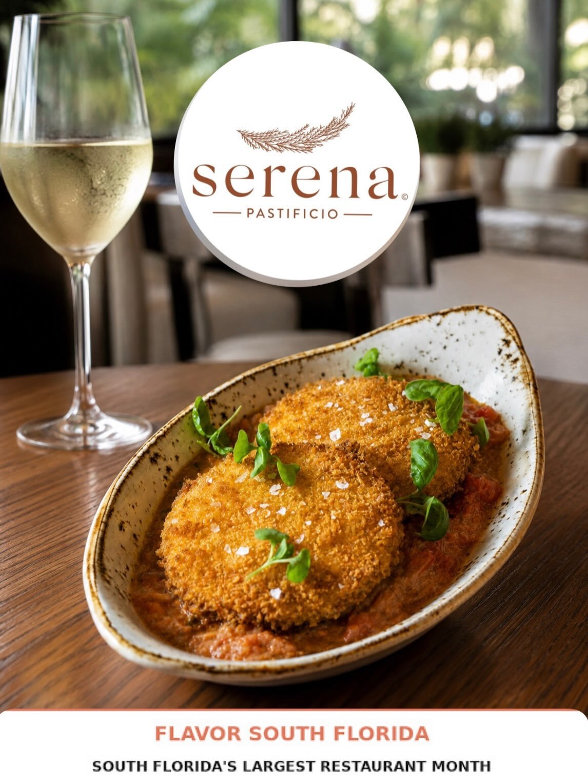 A little taste of Italy is coming to Flavor South Florida. 🇮🇹✨

This September, Serena Pastificio in Mizner Park is serving up a three-course $55 menu showcasing the Italian flavors and thoughtful craftsmanship they&rsquo;re known for.

Start with 