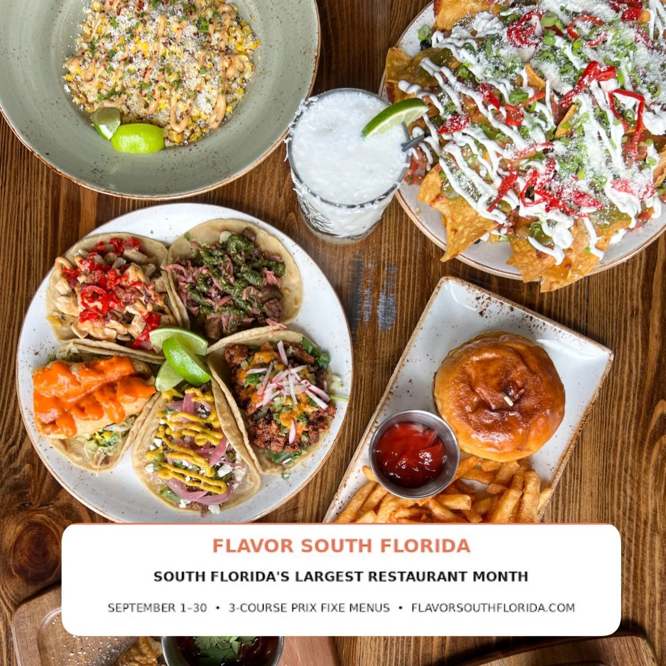 September plans = handled. 🌮🦪

Loco Taqueria &amp; Oyster Bar is joining Flavor South Florida with a $45 per person menu packed with some serious choices&mdash;from oysters and tuna poke tostadas to street corn, loaded wings and your pick of tacos.