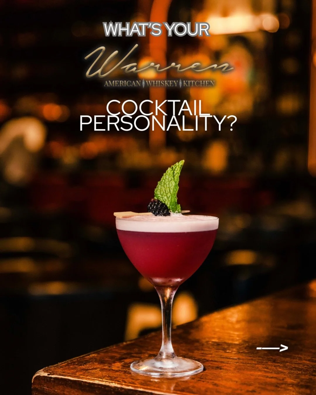 What&rsquo;s your @warren_delray cocktail personality? 🍹Warren has extended their Flavor South Florida lunch menu into October, don&rsquo;t forget to add one of these spirits on!