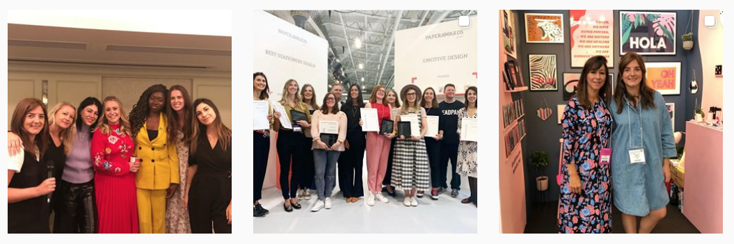 A group of business women