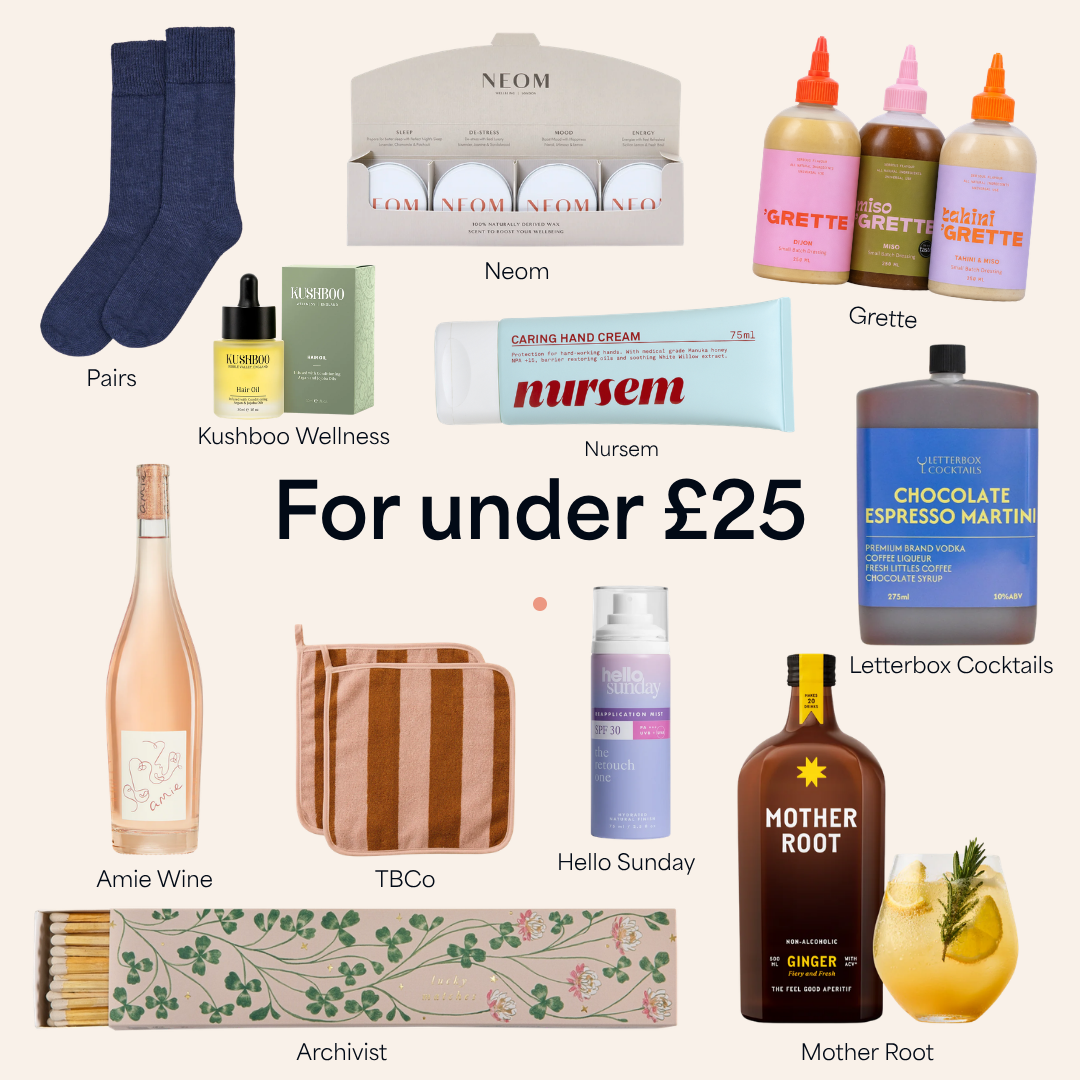 Christmas gifts under £25 from independent and founder-led brands