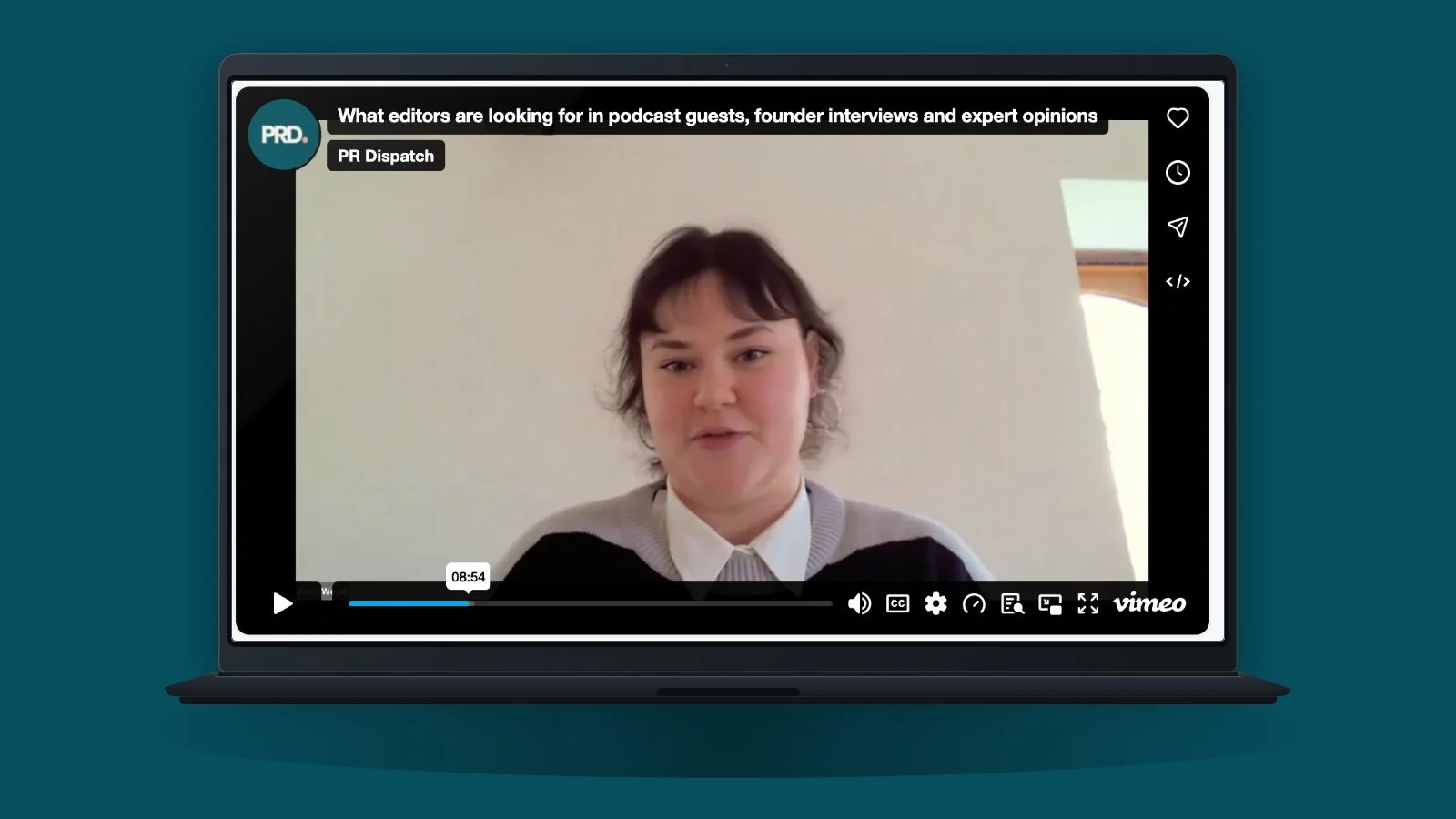 PR Dispatch masterclass on pitching business podcasts and press, featuring Anna Wood