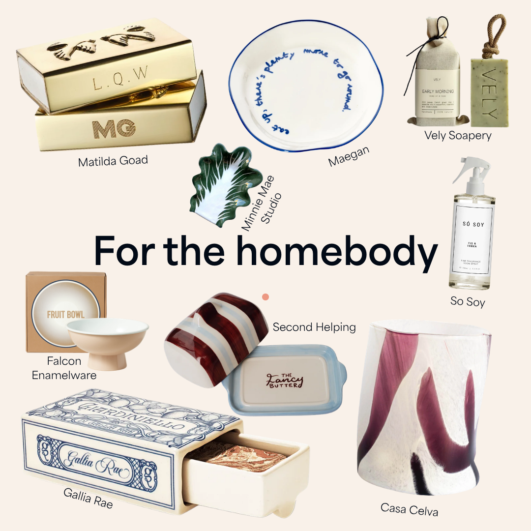Christmas gifts for homebodies from independent homeware and lifestyle brands