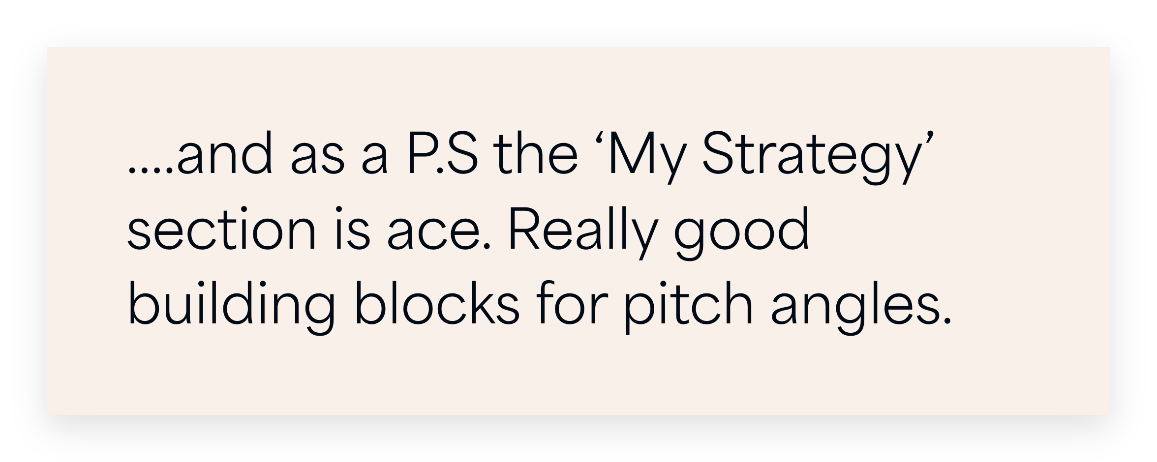 Fashion brand PR testimonial from a PR Dispatch member