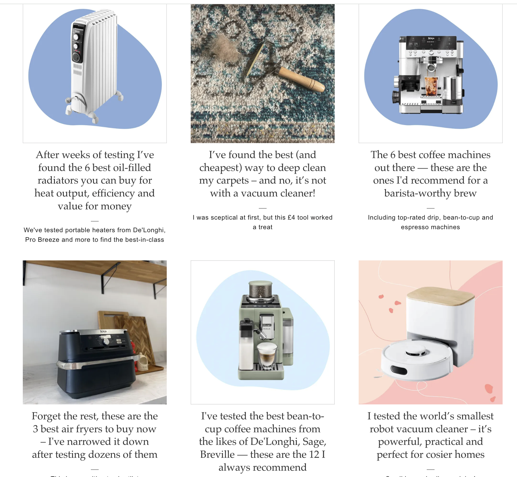 Product-recommendation destination in UK interiors media