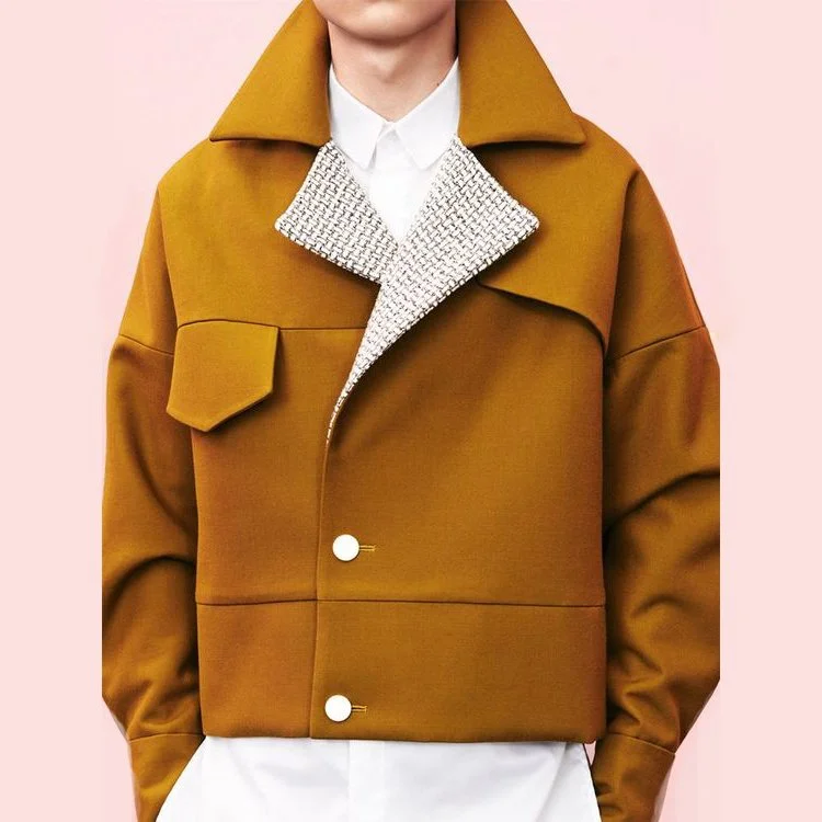 A mustard coloured jacket