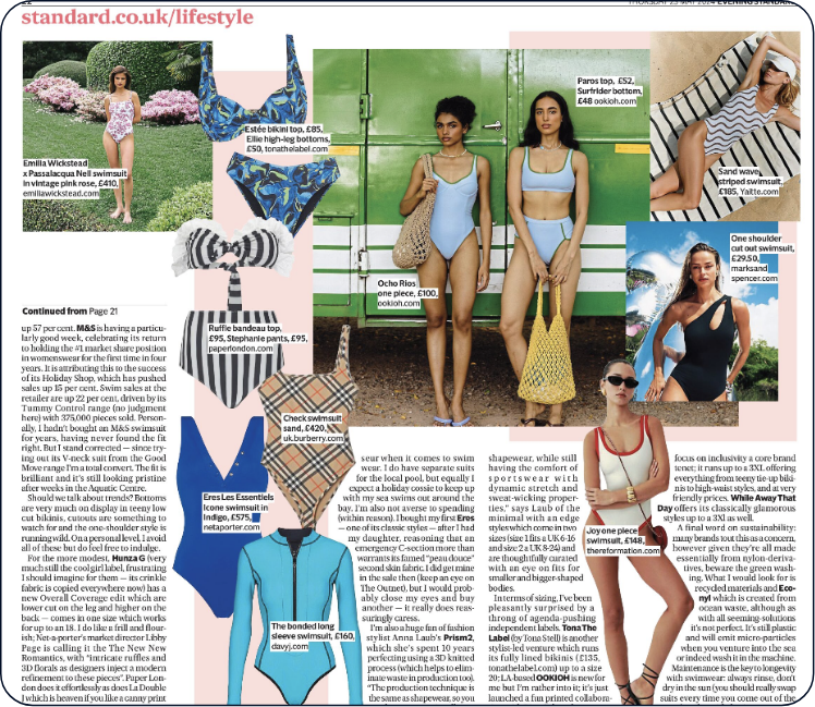 Evening Standard press coverage secured by fashion brand DavyJ using PR Dispatch