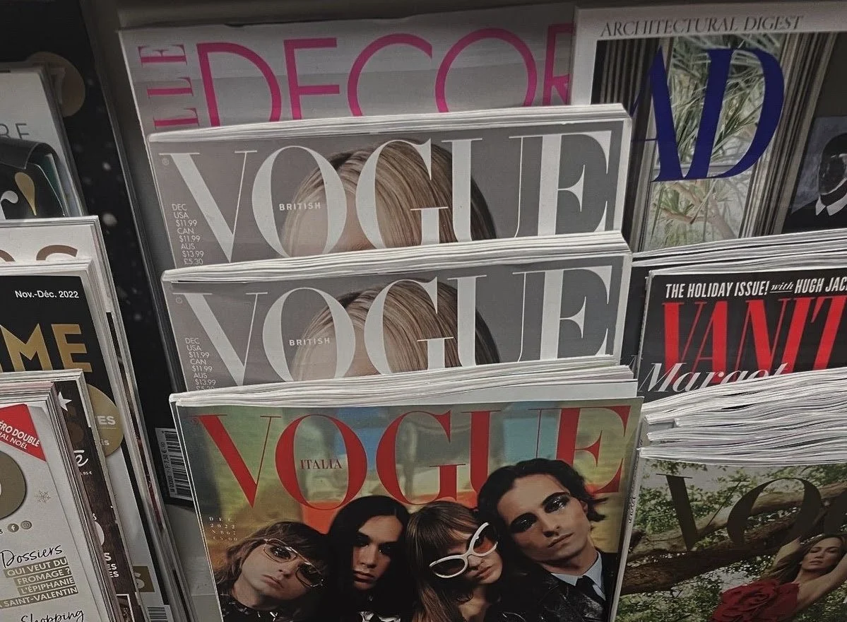 Magazine shopping features
