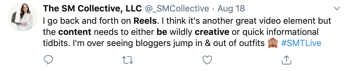 Screenshot of a tweet from Twitter