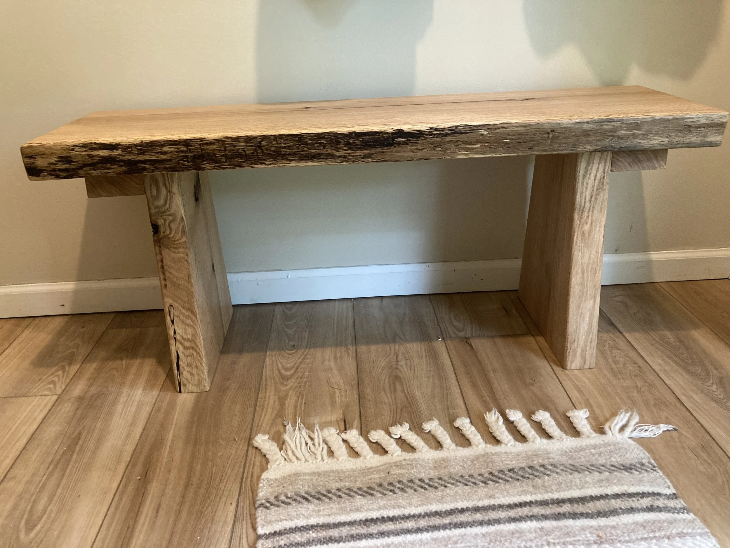 Oak Front Hall Bench 299+ — Tree to Table