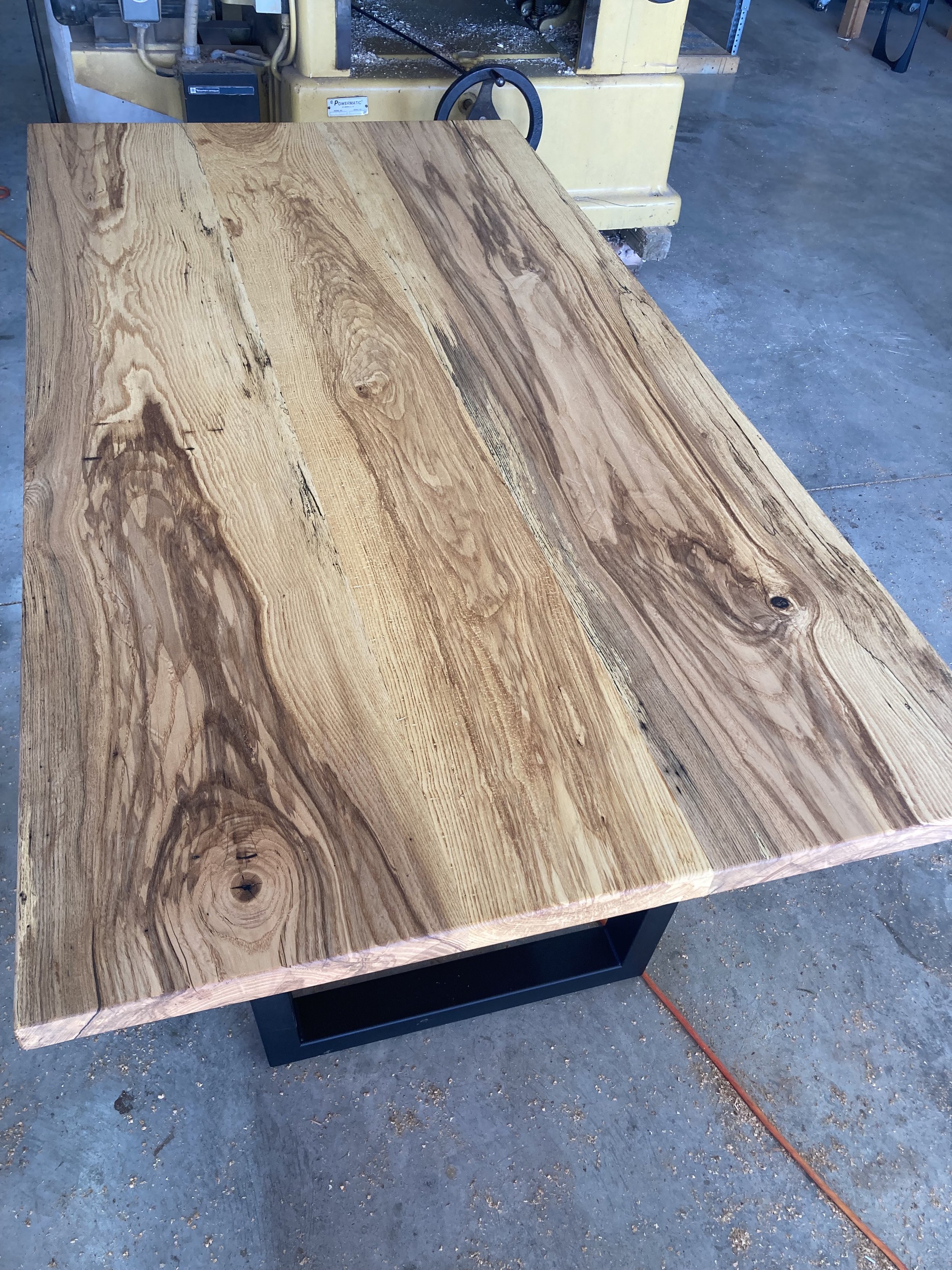 Spalted ash kitchen table