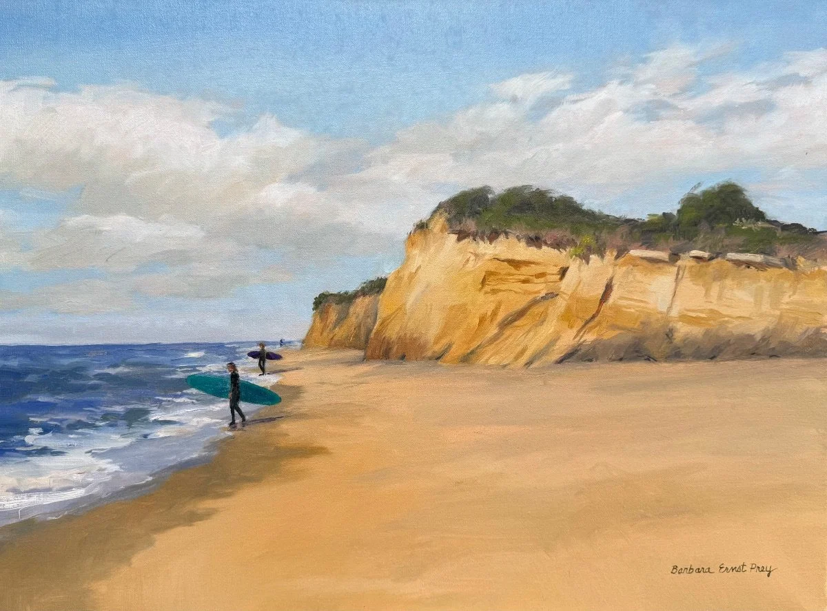 Surfers, 2025, Oil on canvas, 20 x 24 inches