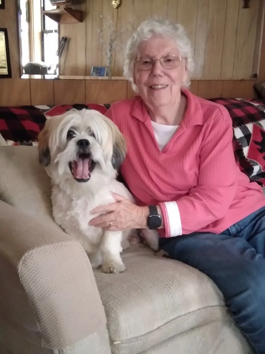 We are so happy for Rae and Louie, who found each other in our Seniors for Seniors Program! Louie came to us from Yakima Valley Pet Rescue, who along with other local rescues support our program by transfering senior animals looking for a home. We pl