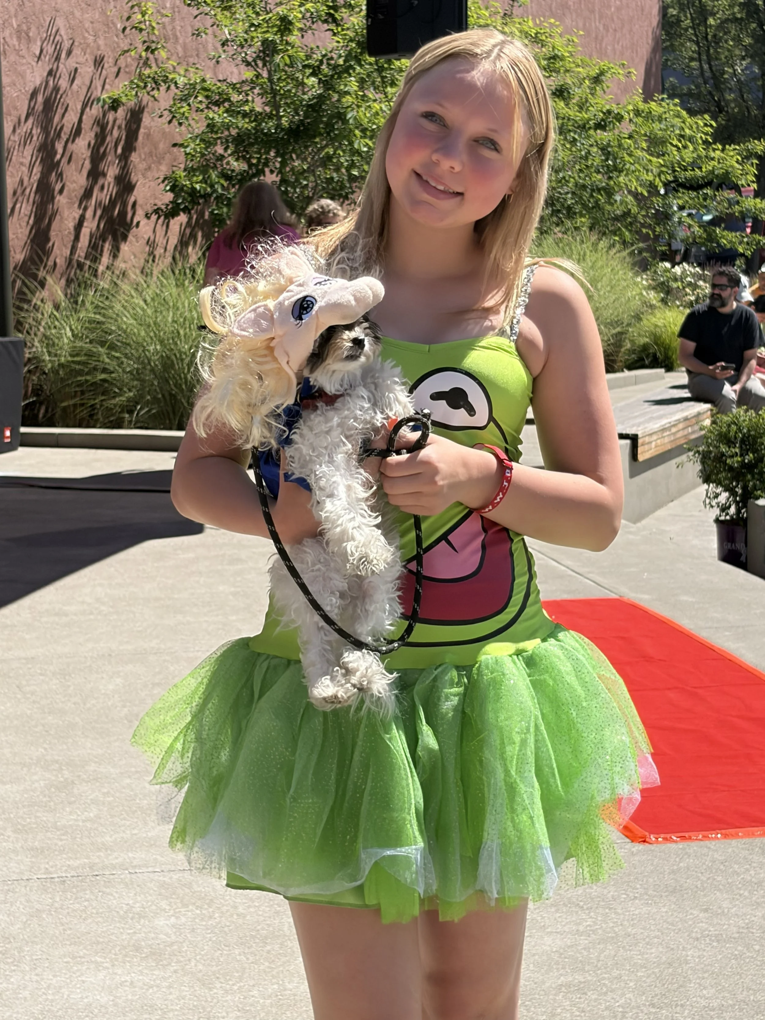 2nd Place: Constance Judy and Rosey, Kermit & Piggy
