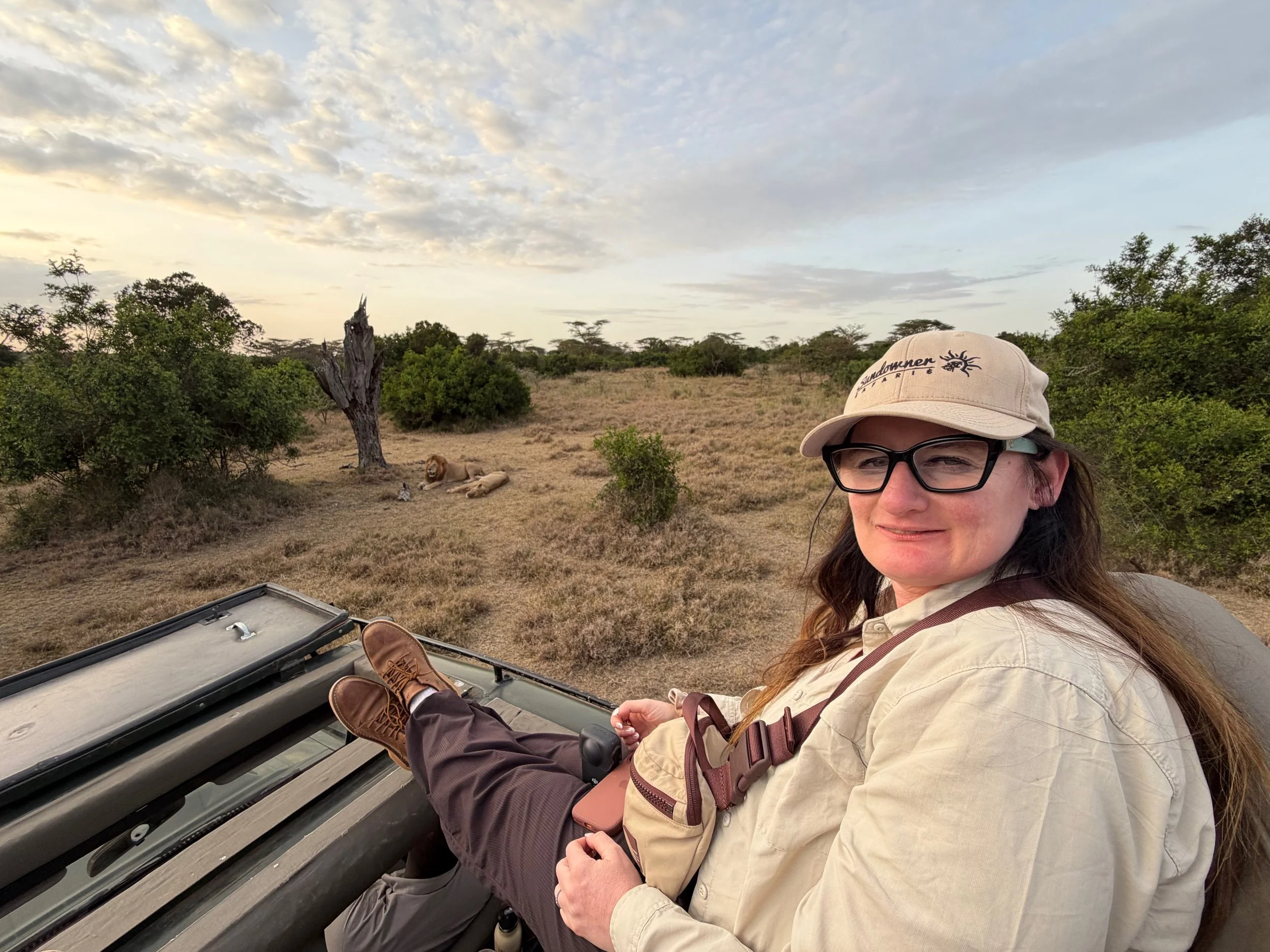 woman in safari