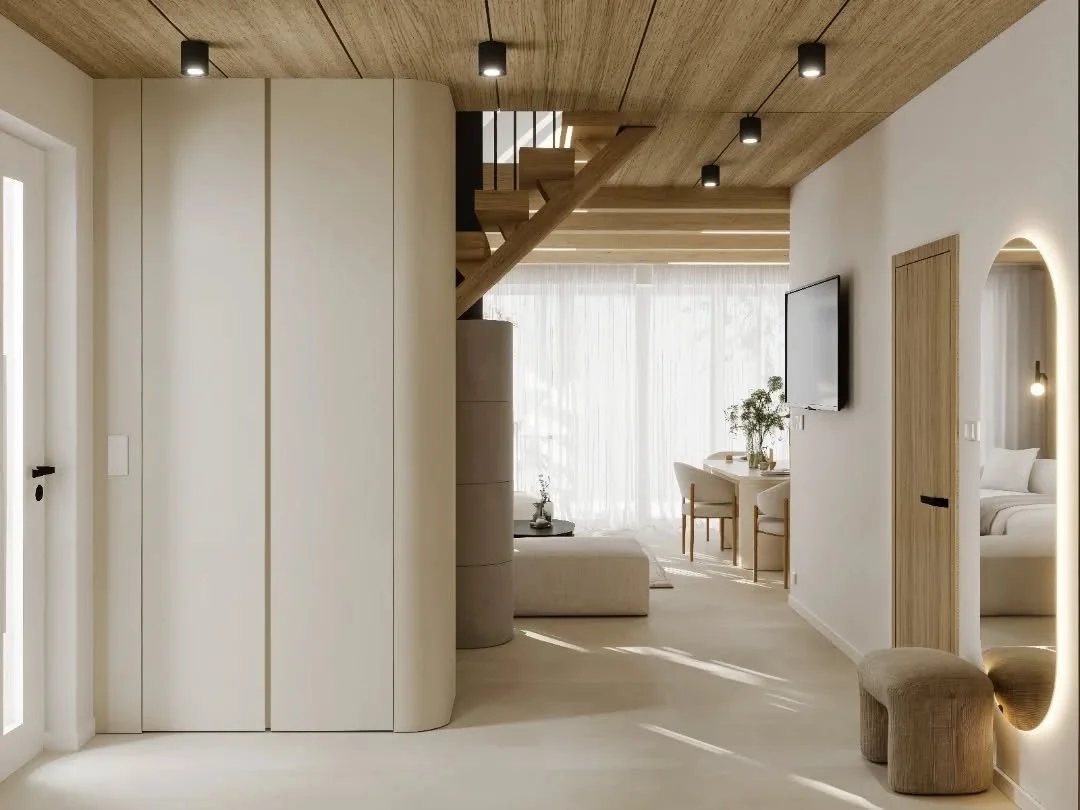 ✨ Mal&yacute; priestor, veľk&yacute; efekt. Vstupn&aacute; chodba je d&ocirc;kazom, že s premyslen&yacute;m dizajnom sa zmest&iacute; v&scaron;etko potrebn&eacute;. Svetl&eacute; farby dod&aacute;vaj&uacute; pocit priestoru a čistoty.