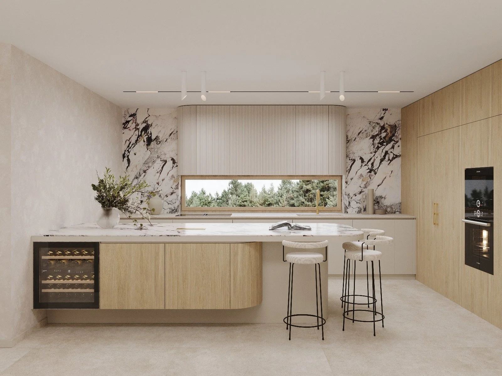 ✨Elegantn&aacute; kuchnyňa s luxusn&yacute;m n&aacute;dychom ✨
Taliansk&yacute; mramor prin&aacute;&scaron;a do priestoru noblesu, drevo teplo a neutr&aacute;lne odtieňe v&scaron;etko sp&aacute;jaj&uacute; do jedn&eacute;ho harmonick&eacute;ho celku.