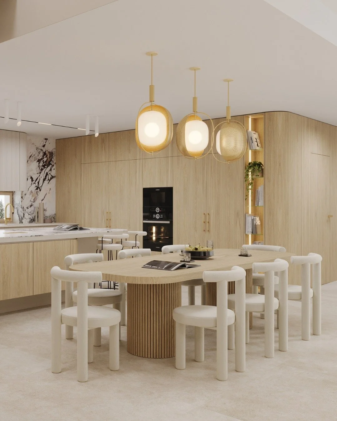 🌿 Nadčasov&aacute; kombin&aacute;cia b&eacute;žov&yacute;ch t&oacute;nov, pr&iacute;rodn&yacute;ch materi&aacute;lov a dizajnov&eacute;ho n&aacute;bytku.
 #ElegantInteriors #interi&eacute;r #namestovo #LuxuryLiving #vilastudio #interierovydizajn #in