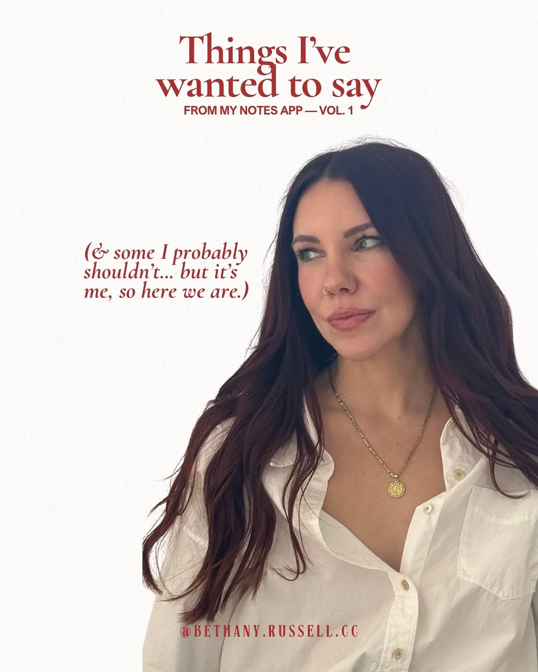 Things I&rsquo;ve wanted to say (and some I probably shouldn&rsquo;t... but it&rsquo;s me, so here we are).

Sometimes it&rsquo;s not about &ldquo;saying it nicely.&rdquo;
 Sometimes the most Self-led thing you can do is name the thing directly and l