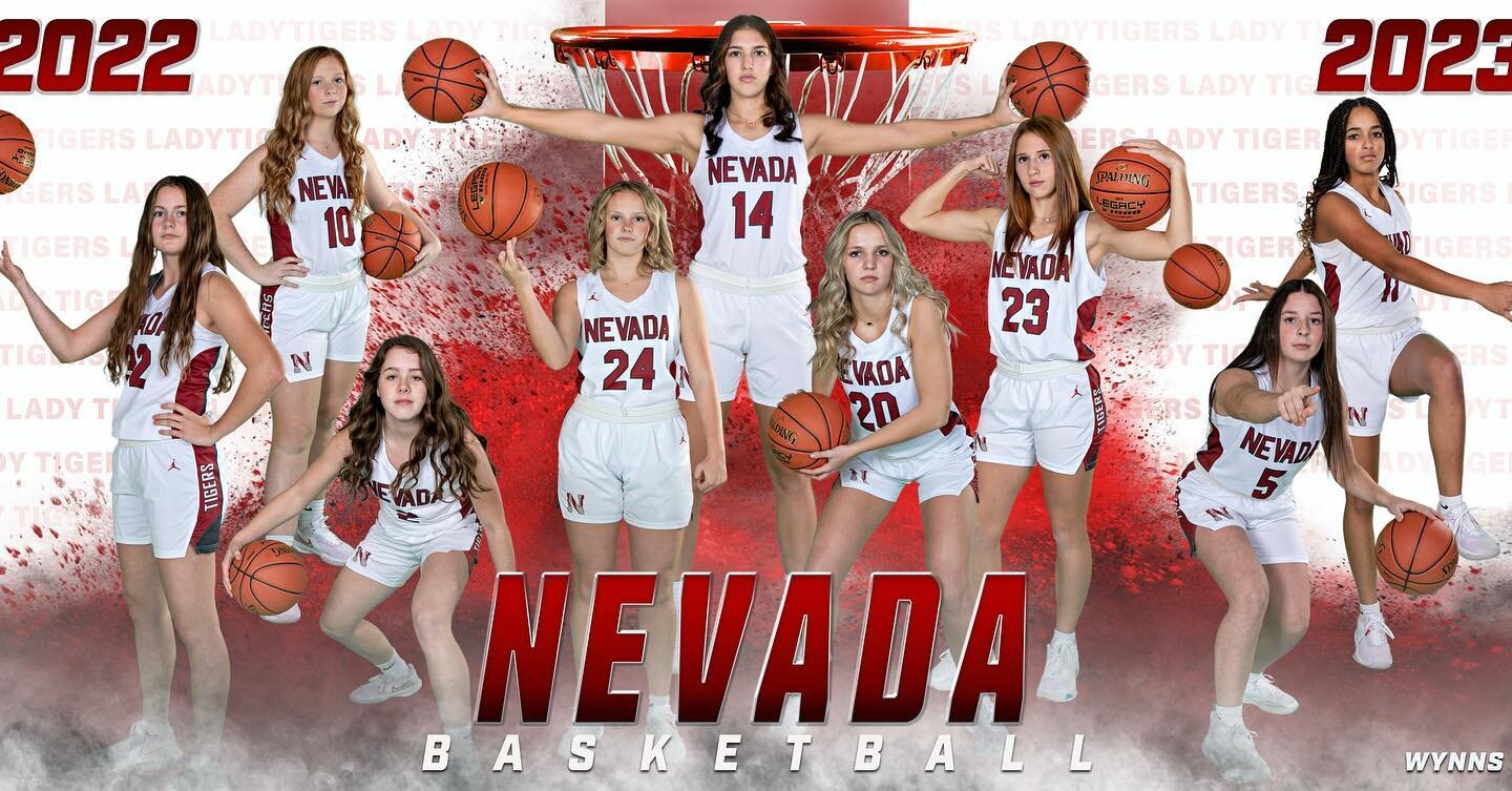 Good luck to our Nevada Lady Tigers tonight as they play in the Class 4 District 13 Girls Basketball Tournament! Go Tigers! 🏀🐅