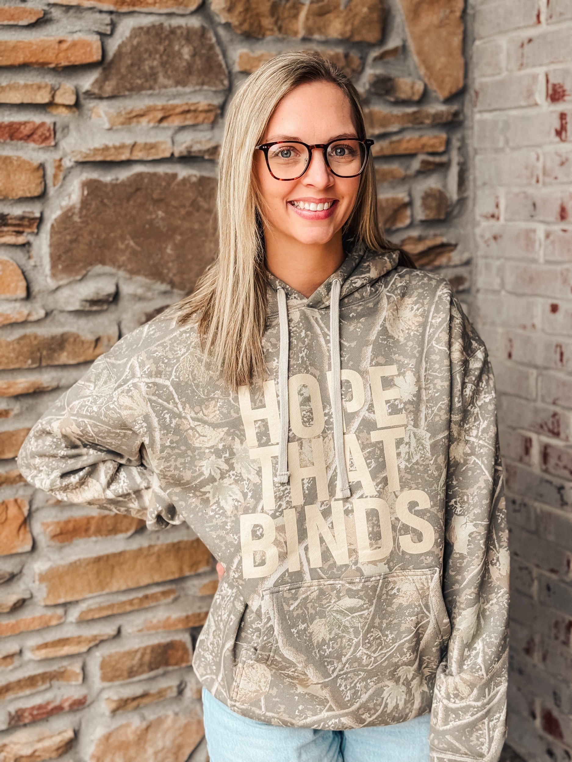 Camo Hooded Sweatshirt