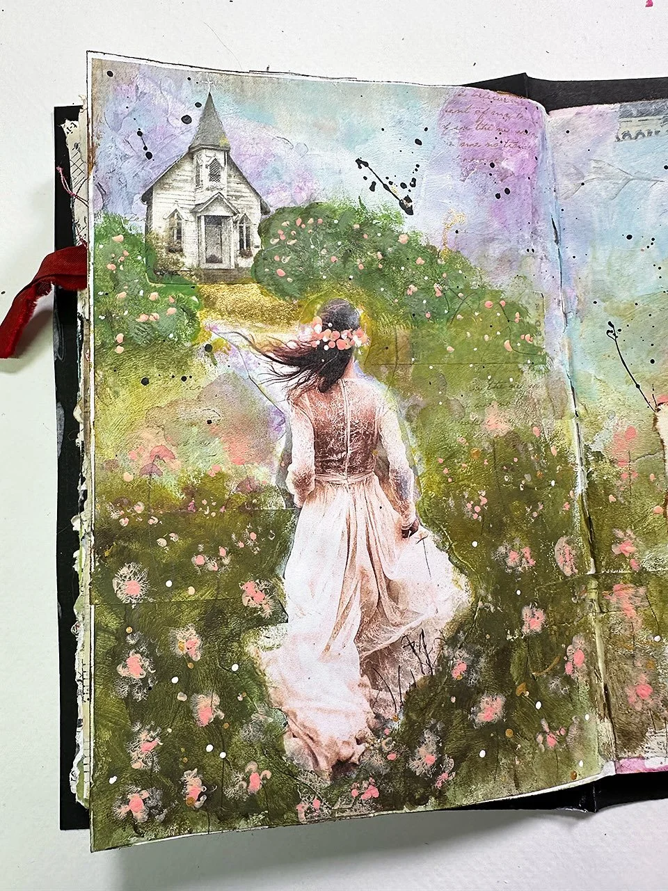 Lesson 12 in Artistic Advent with Dale Ann @lovingoutloudarts An amazing lesson Dale Ann. I enjoyed following along with you to create this page. This is the final lesson in Artistic Advent. It&rsquo;s been so fun. I hate to see the lessons end. BUT&