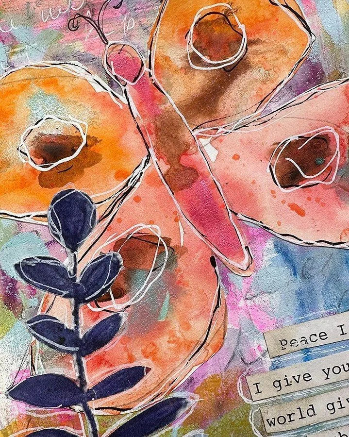 Sneak peek at my project for the FREE Workshop with @faith.bundles. I also have a bonus lesson for you if you sign up for lifetime access. 🥰 

Click the link in my bio to join in the fun!

#faith.bundles #freeartjournalingworkshop #faithjournalingco