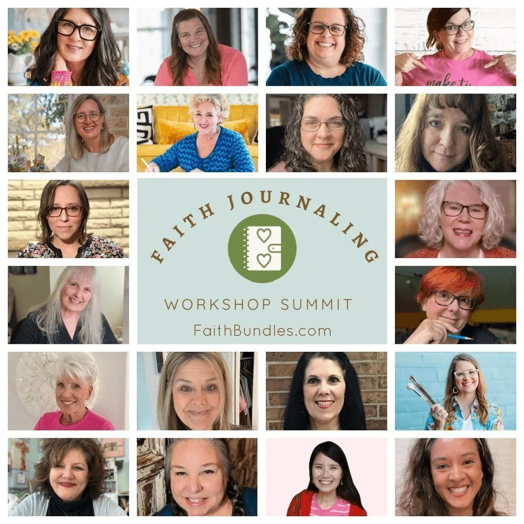 Take a look at the amazing teachers in the Faith Journaling Collective Workshop from @faithbundles. So many different styles and ways to worship.

You don't have to do all of it. You don't have to become an expert. You might just discover your thing.