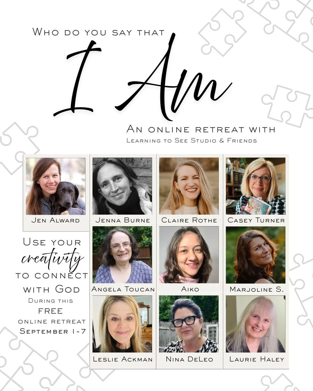 Come join me for this FREE retreat! (Link In Profile)

I'm excited to be one of the teachers in "Who Do You Say That I Am", an online creative retreat exploring the names of God through Bible study and art.

I chose the name Jehovah-Raah&md