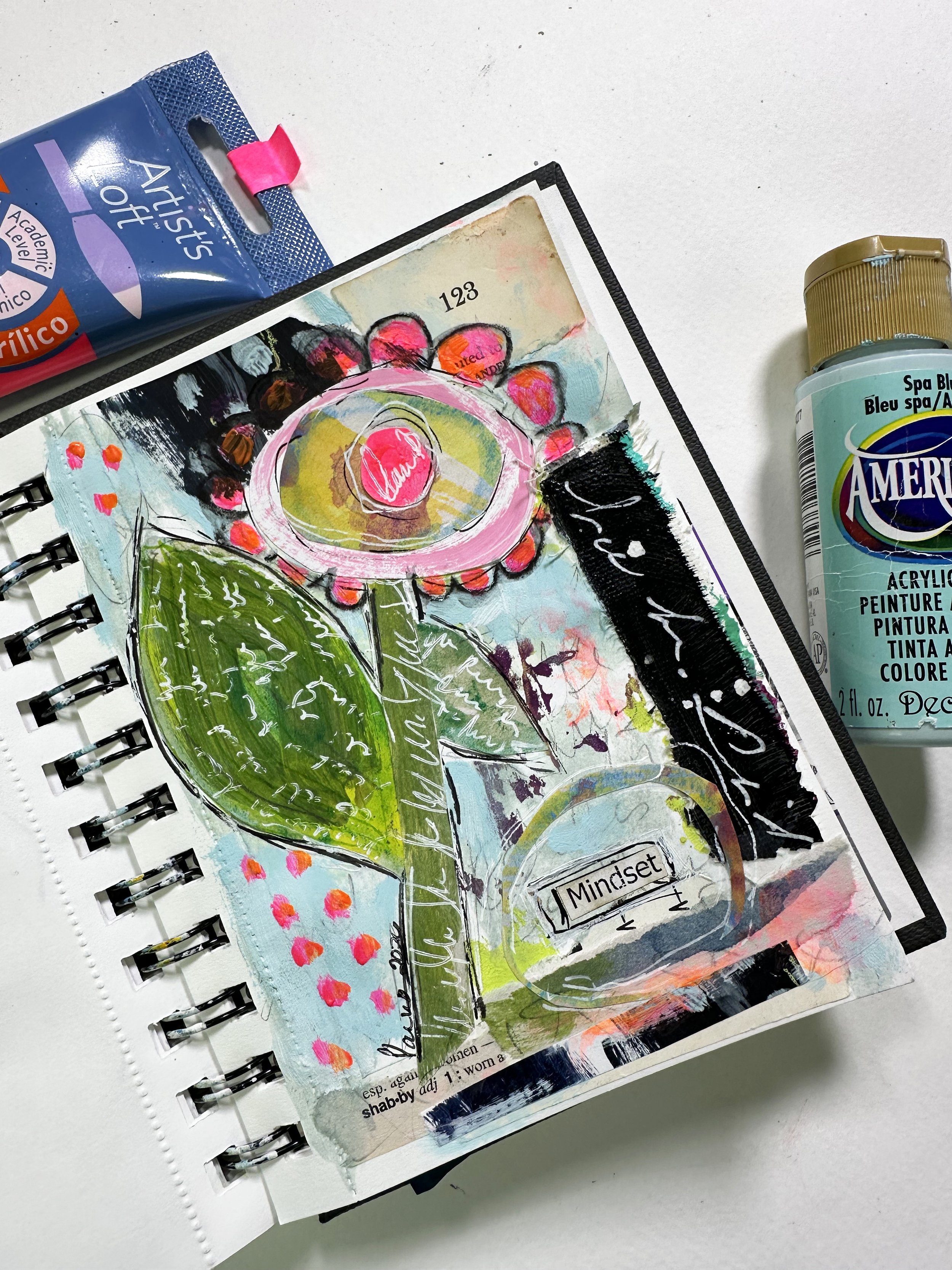 Minset Art Journal Page