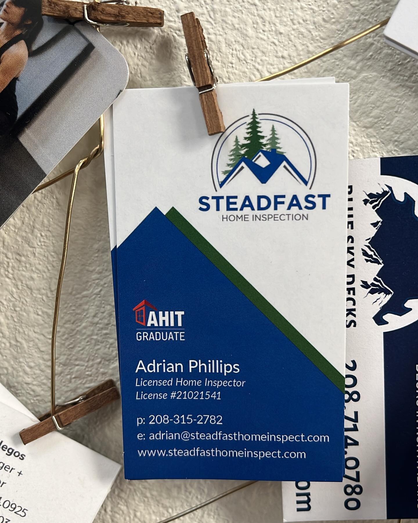 We got to add another awesome business to our community board!! 
We got to finally meet with Adrian today who owns @steadfasthomeinspection . We were blown away with the person that he is and how much he cares for the community. Let alone his inside 