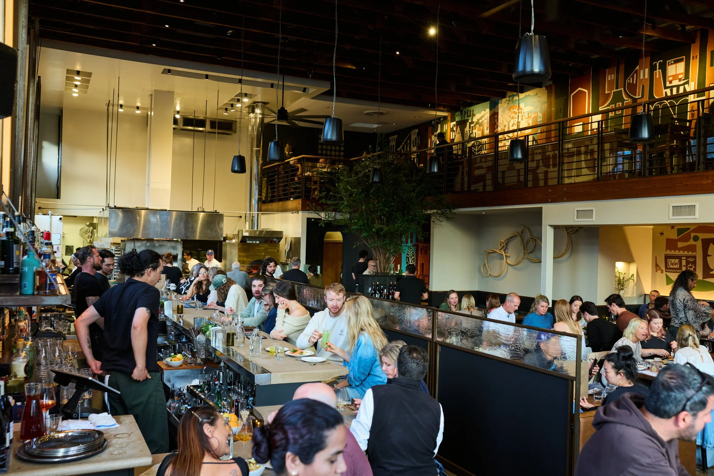 Nopa Restaurant, San Francisco, Inside (photo by Hardy Wilson)