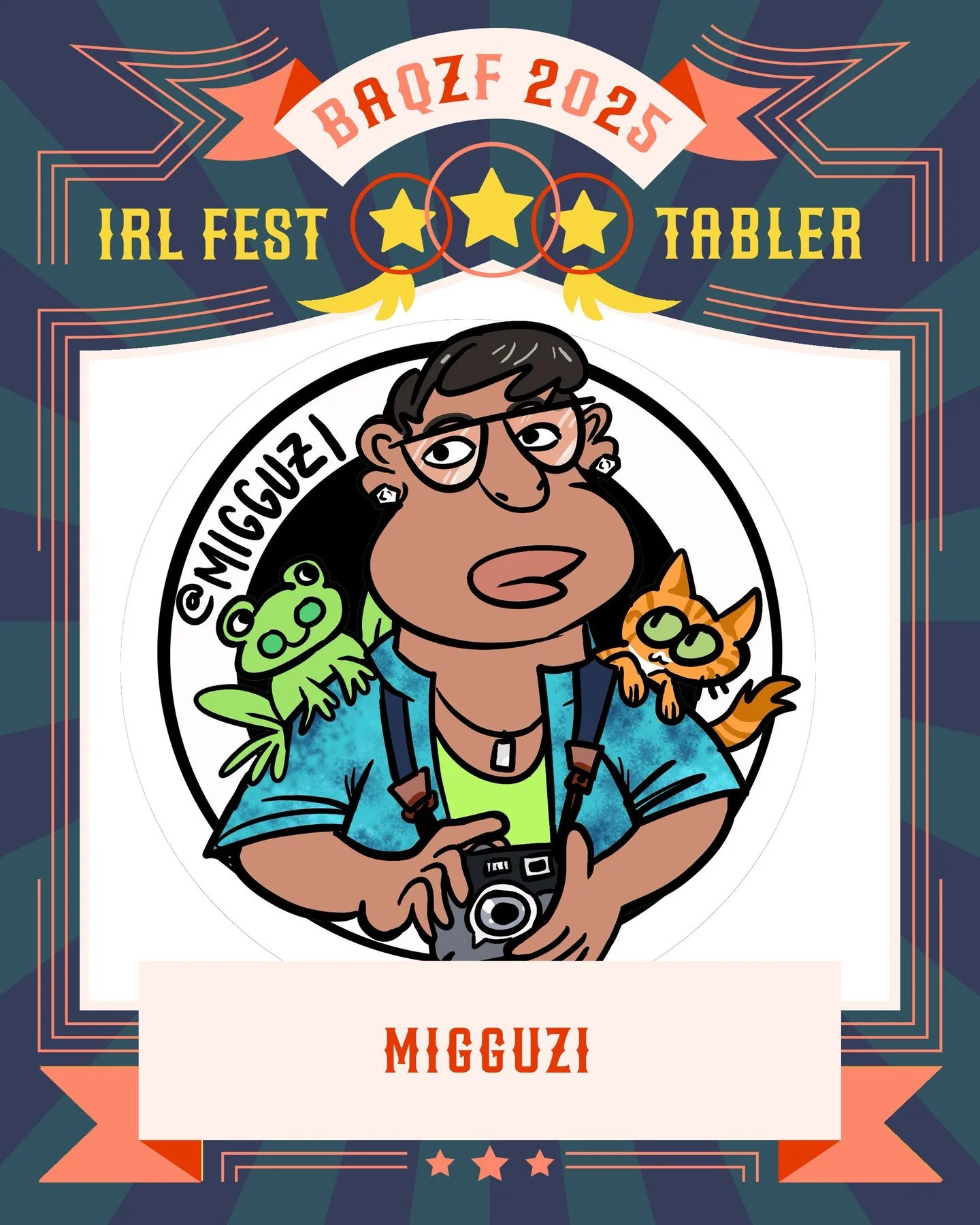 🎪 🎈 BAQZF IRL TABLER SPOTLIGHTS PT. 5 🎈🎪
Here are some of the fantastic queer zinesters and comics artists who will be at our MASKS REQUIRED irl portion of #baqzf2025:
@migguzi 
@nowplacesf 
@phishishow 
@poppers_the_pony 
@queerthology 

Join us
