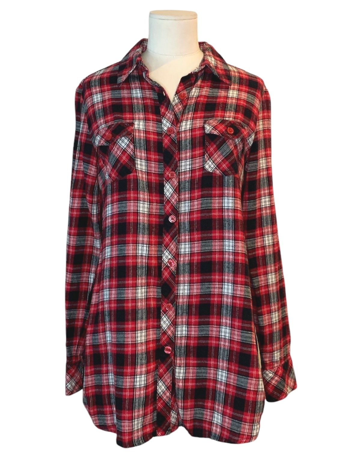 O.P. Plaid Flannel Shirt