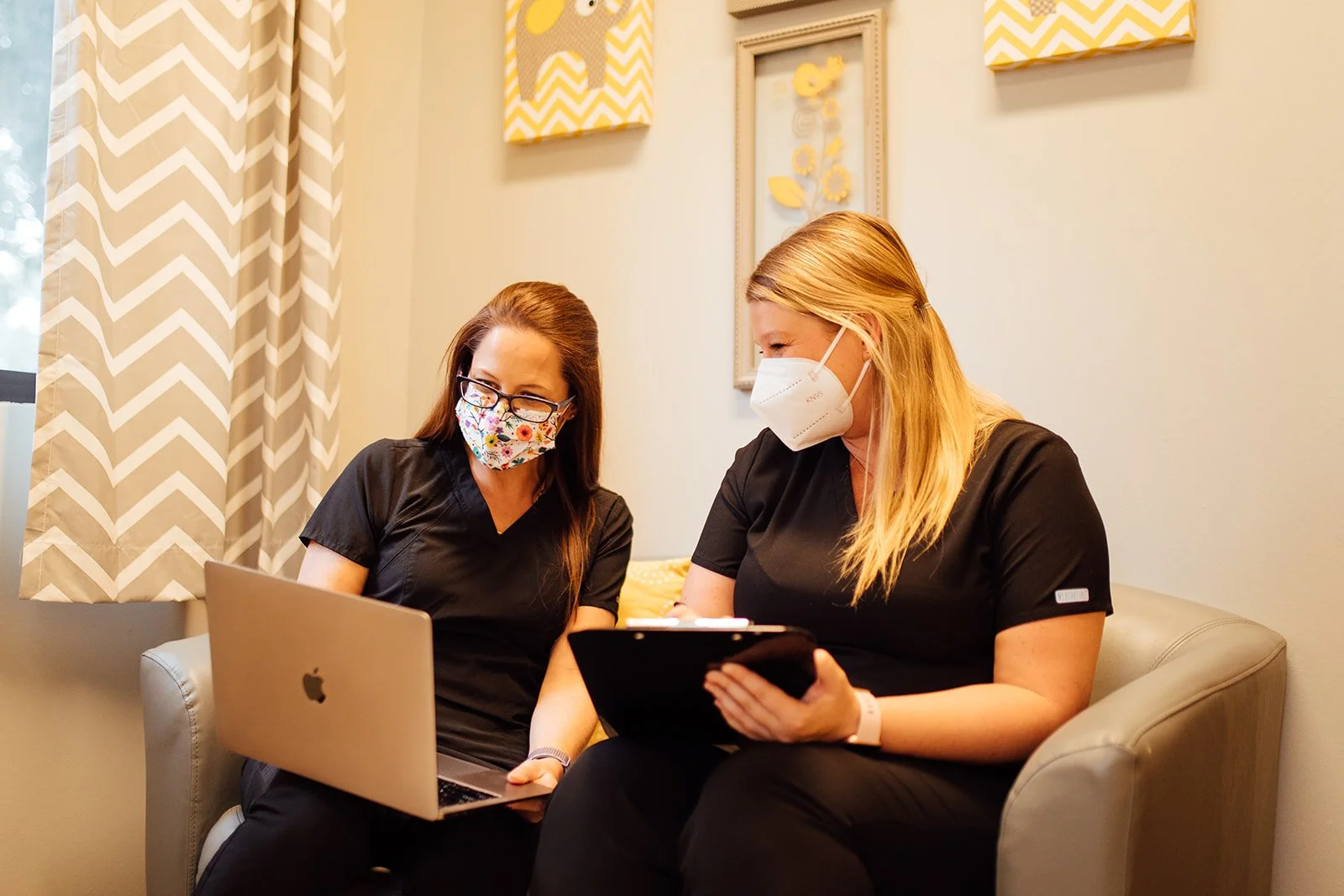 Leah Jolly and Amy LaMotta consulting for informative support