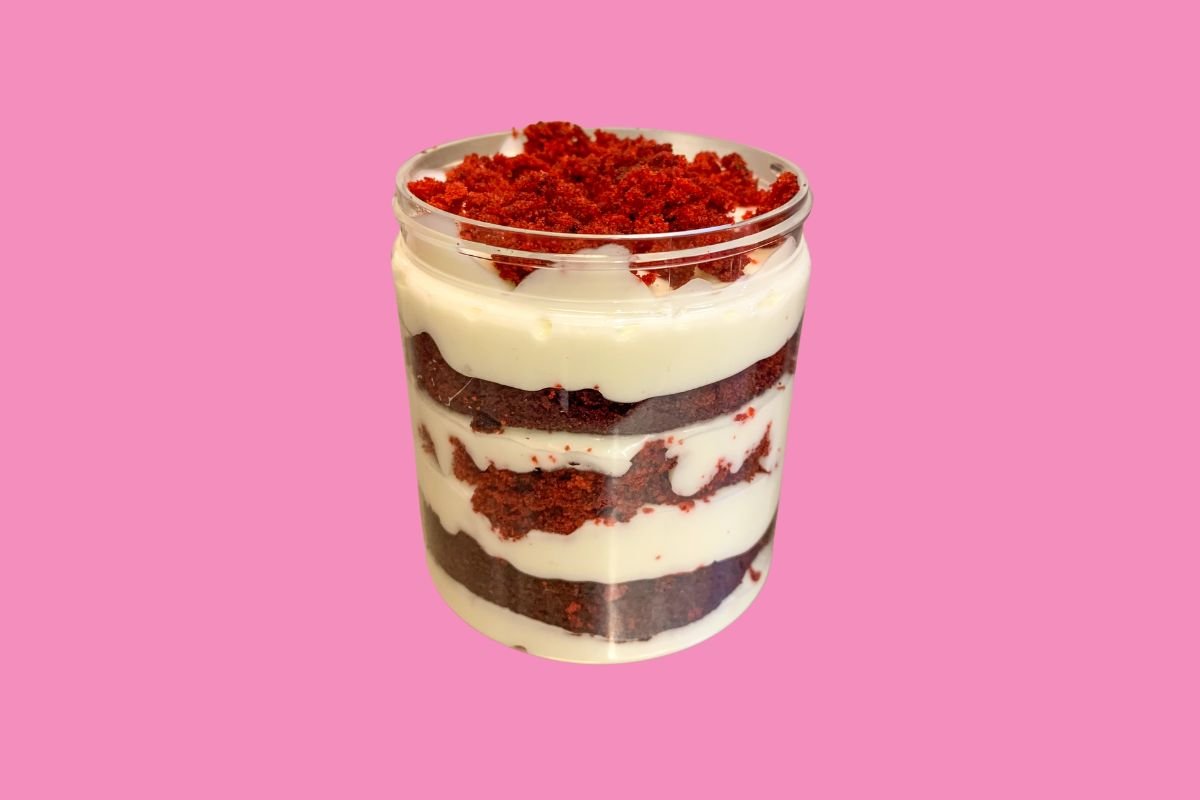 Red Velvet Jar Cake