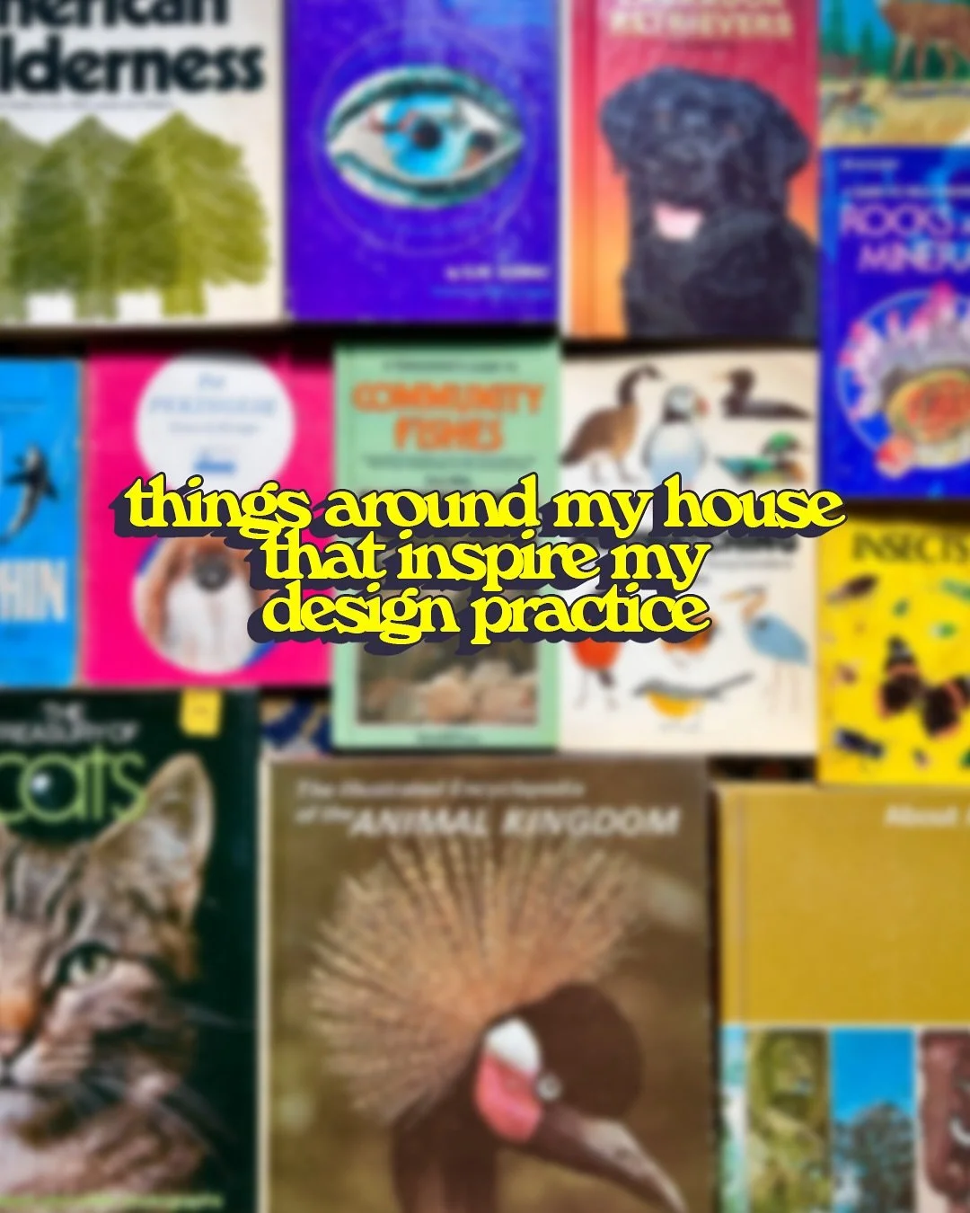 I love keeping things around that make the wheels in my brain keep turning 🕯️

Anyone else obsessed with collecting odds and ends and realize that all those things have subconsciously informed your entire design practice??? 

#design #designinspo #d