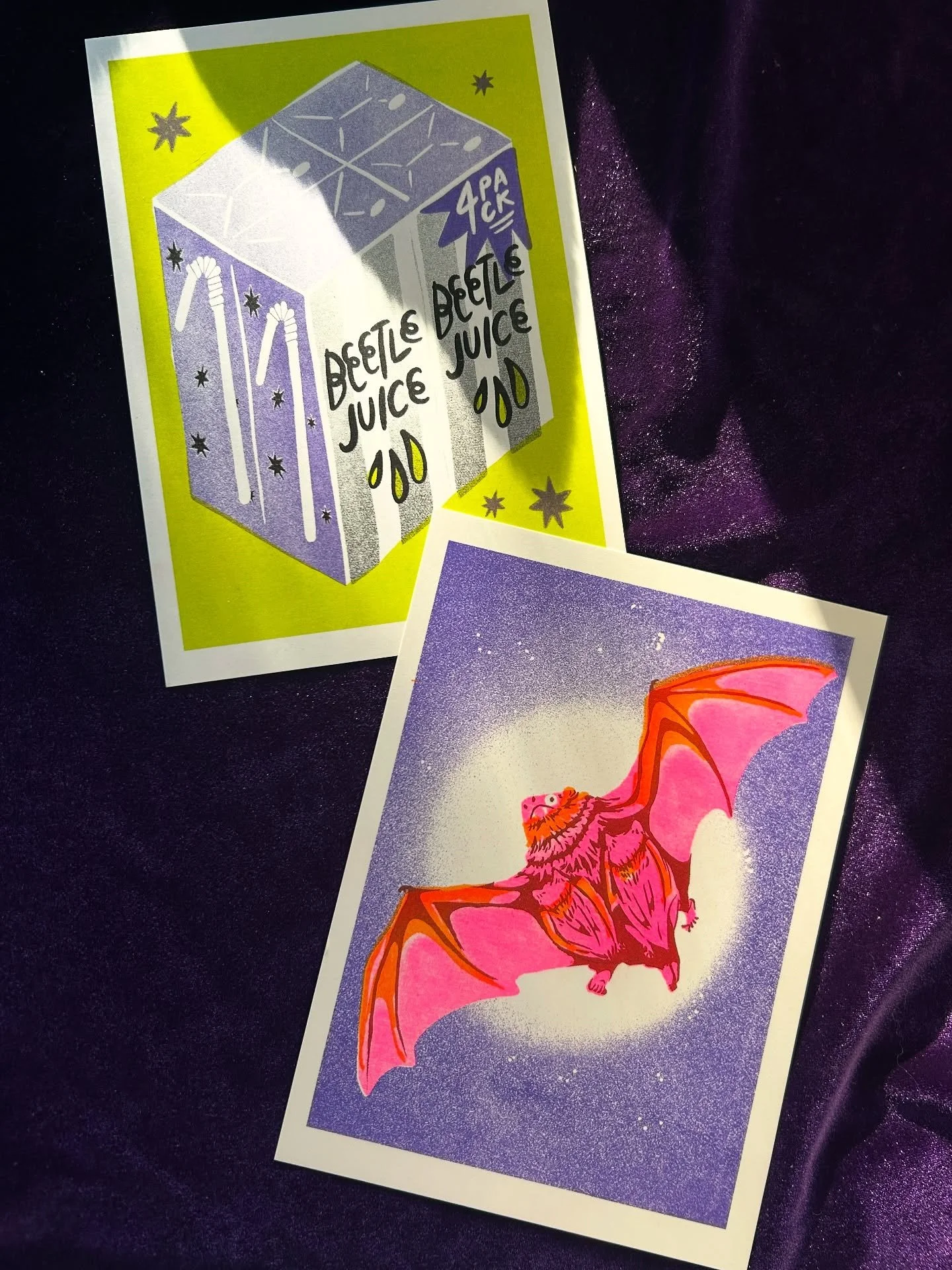 🦇 HAPPY HALLOWEEN!!! 🦇

today&rsquo;s the last day to join Cowboy Print Club and receive BOTH of these risograph prints!!! 👻 5x7, made with love, mailed to your door every month. what&rsquo;s more to love??

#risograph #riso #risoprinting #risoclu