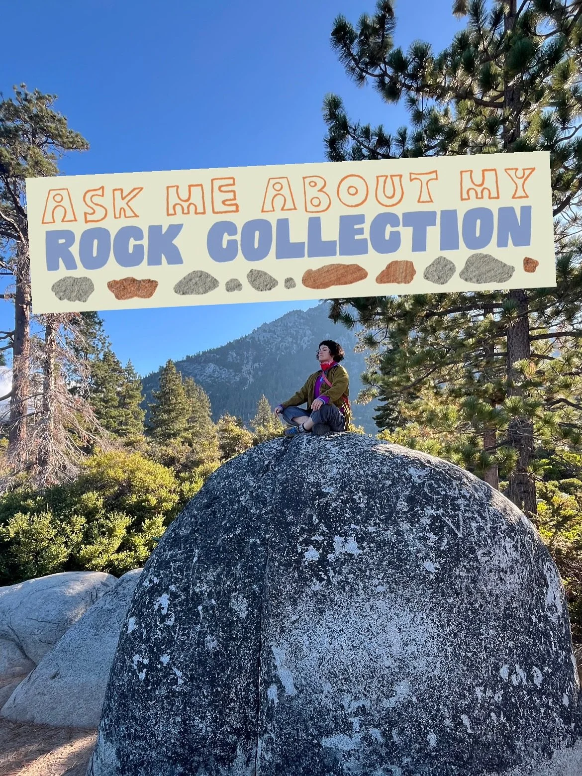 new bumper stickers 🪨🌲🌱

for my rock collectors, nature people, lovers of suffering, those who can astrally project, etc etc 

avail now! u know where :)

#hiking #climbing #rockcollection #bouldering #touchgrass #bumpersticker #nature