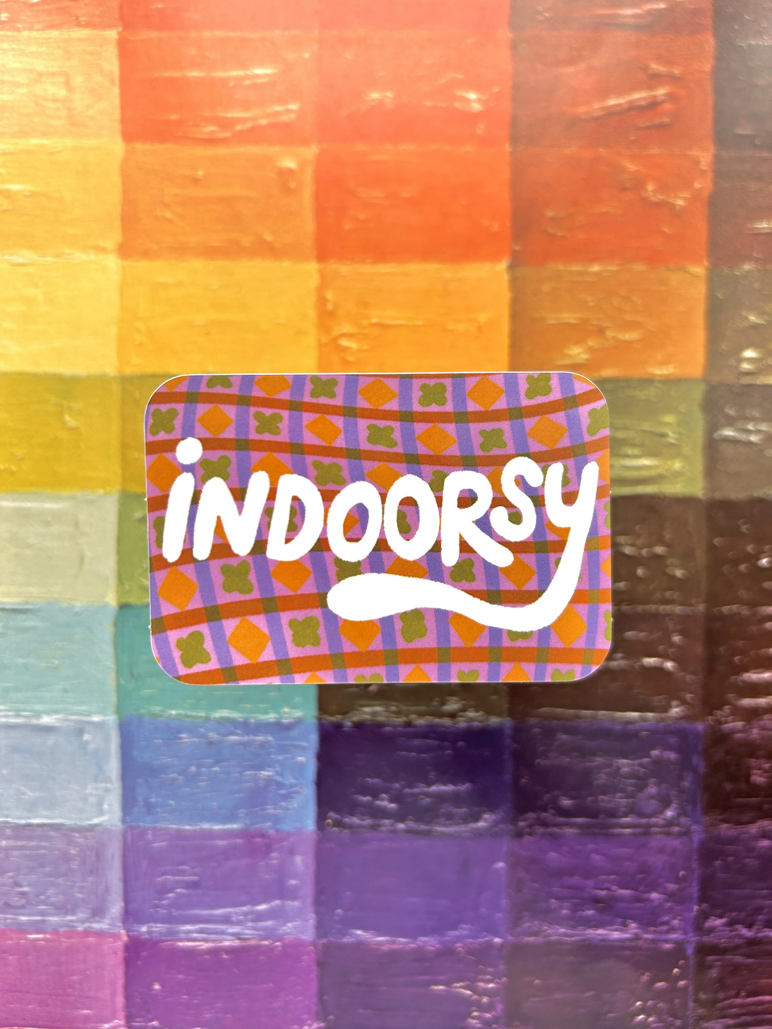 Indoorsy Vinyl Sticker