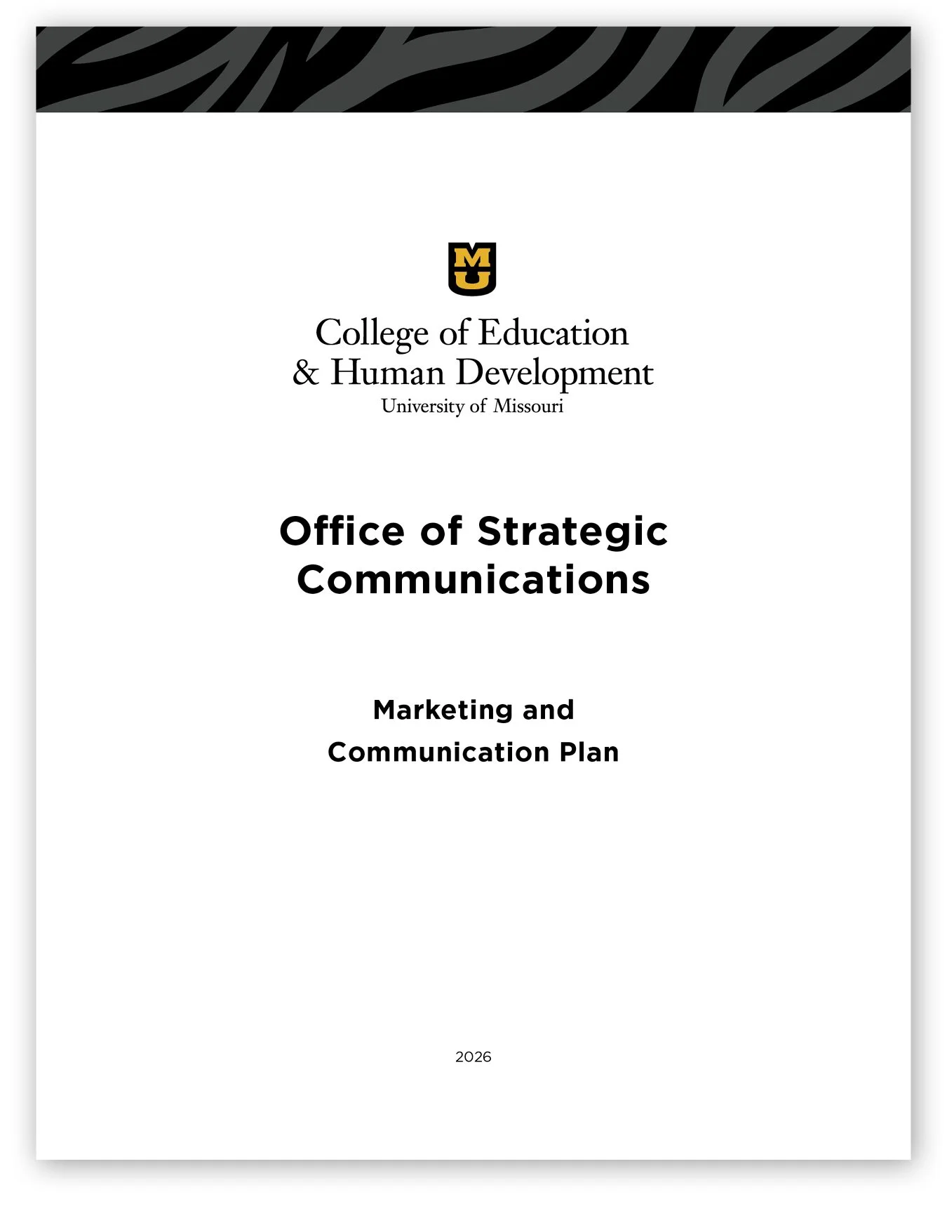Office of Strategic Communications Marketing and Communication Plan 2026