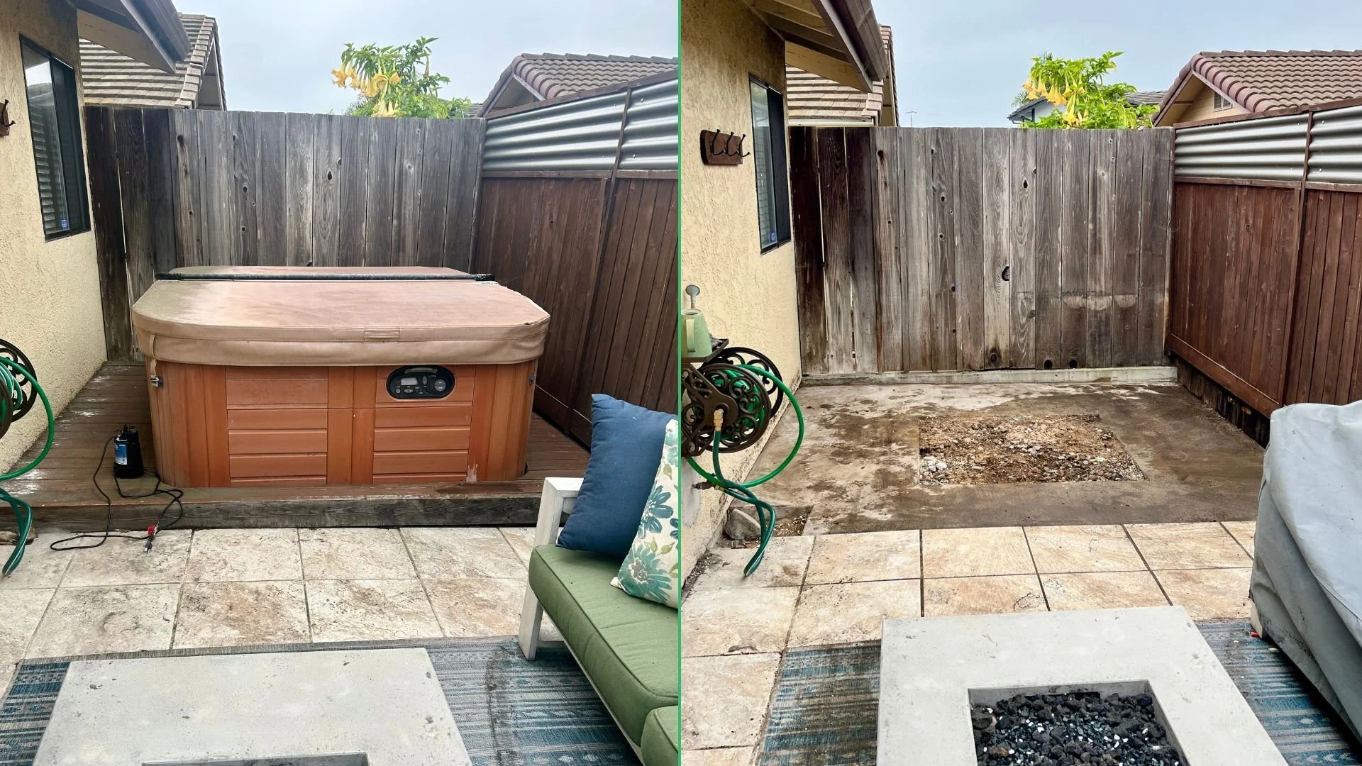 Hot tub/Jacuzzi Removal in San Luis Obispo